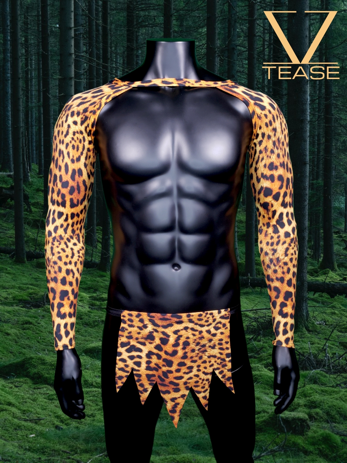 Cheetah Men's Long Sleeve Shrug