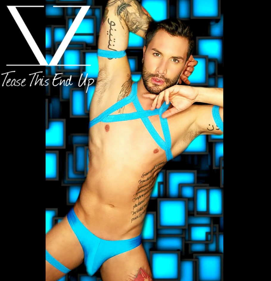 Turquoise Cross Chest Harness